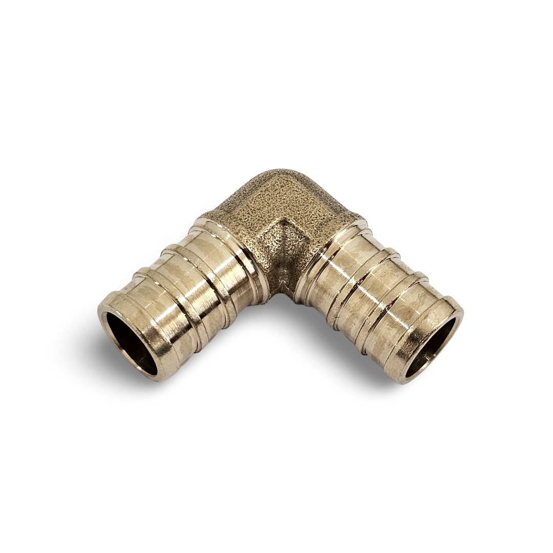 1/2-in PEX Crimp Brass 90-Degree Elbow (25-Pack)