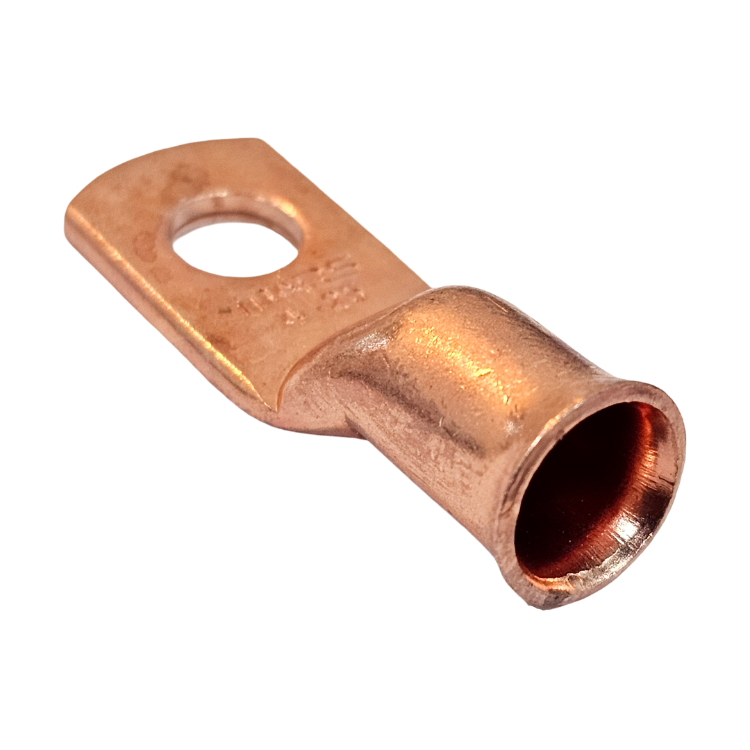 4 - 1/4" Copper Cable Lugs AWG (25-Pack)