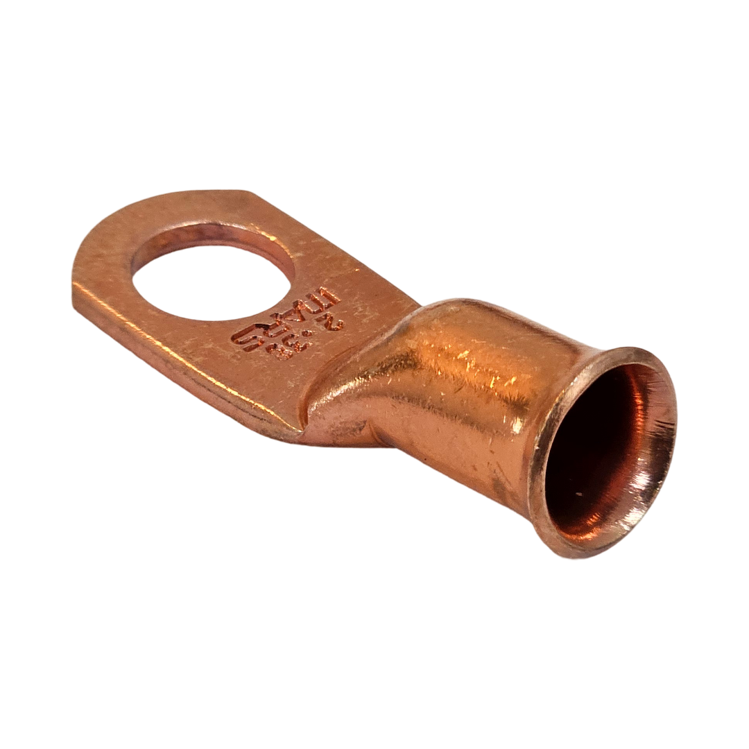 2 - 3/8" Copper Cable Lugs AWG (25-Pack)