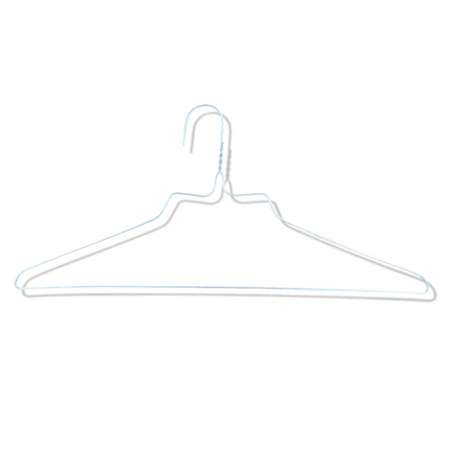 Galvanized Metal Shirt Hangers 18" Length/ 14 Gauge - 500/Box