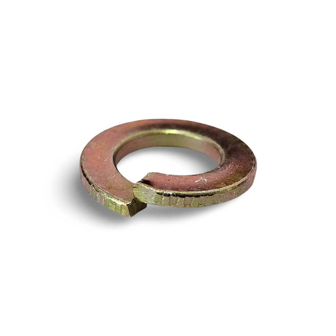 Yellow Lock Washers 1/4