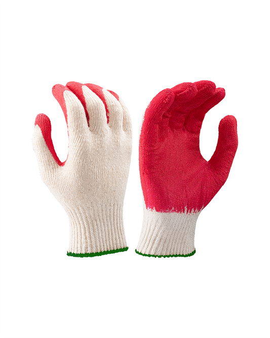 Kiwi Latex Palm Coated String Knit Work Gloves [R50102]