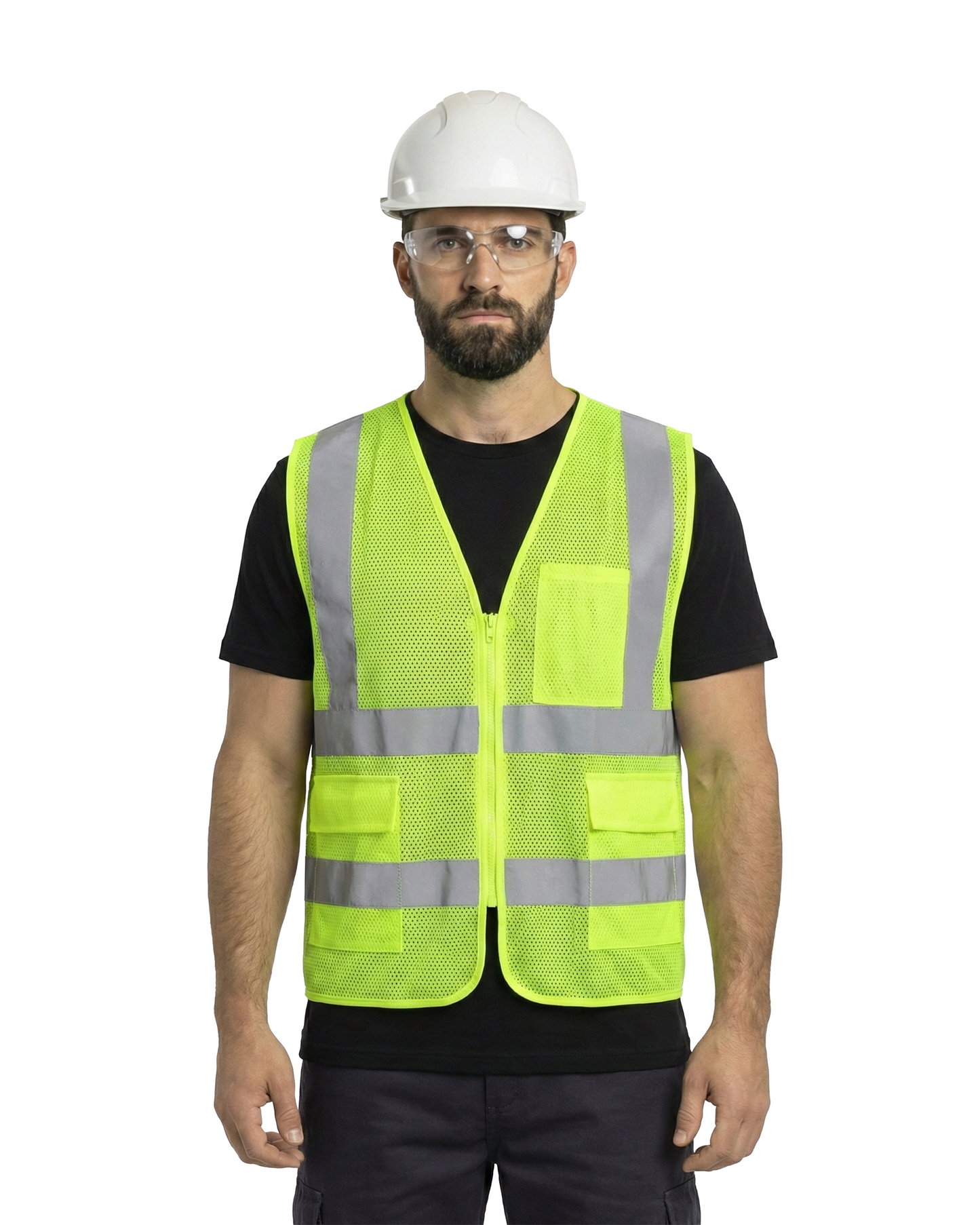 Kiwi High Visibility ANSI/ISEA 107-2020, Type R, Class 2 Dual Band Neon Safety Vest [R70300]