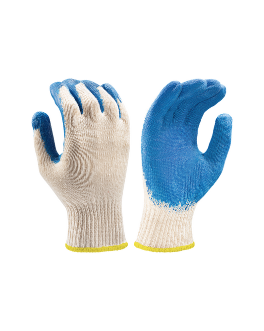 Kiwi Latex Palm Coated String Knit Work Gloves [R50202]