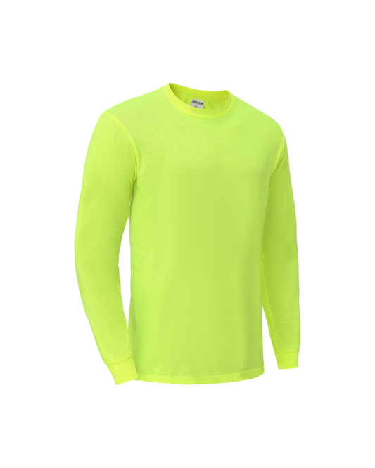 Ideal Club High Visibility Non Reflector Cotton Neon Long Sleeve Safety Shirt [R]
