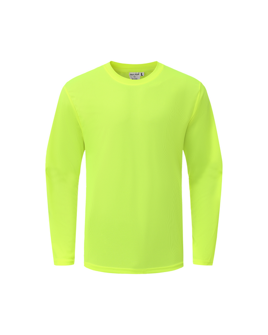 Ideal Club High Visibility Non Reflector Neon Long Sleeve Safety Shirt [R]
