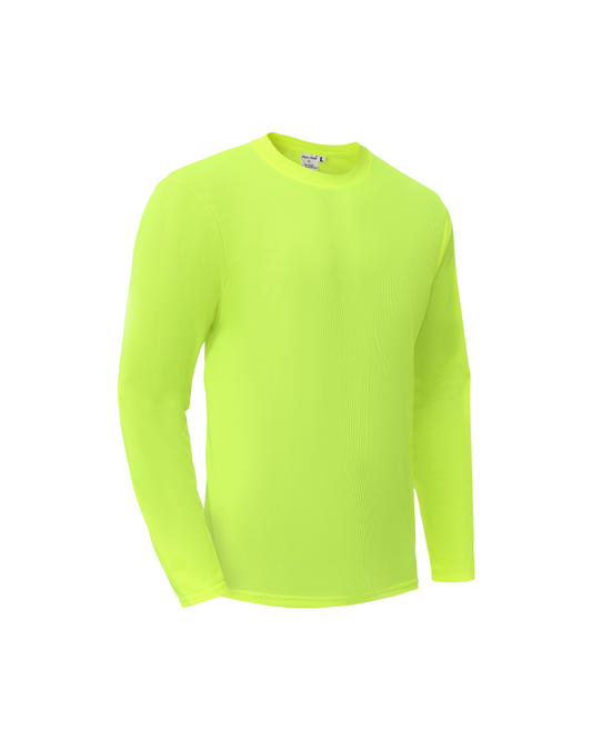 Ideal Club High Visibility Non Reflector Neon Long Sleeve Safety Shirt [R]