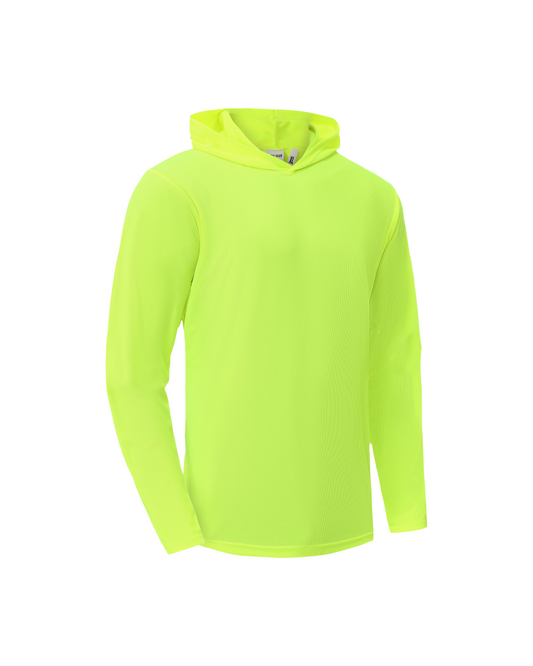 Ideal Club High Visibility Non Reflector Neon Long Sleeve Safety Hoodie [R]